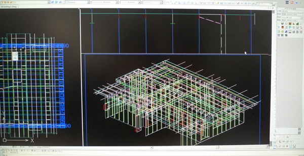 设计师使用6163银河CAD+设计图纸