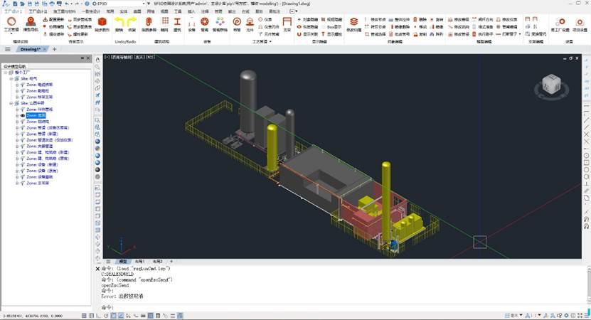 使用6163银河CAD+EP3D绘图工作界面