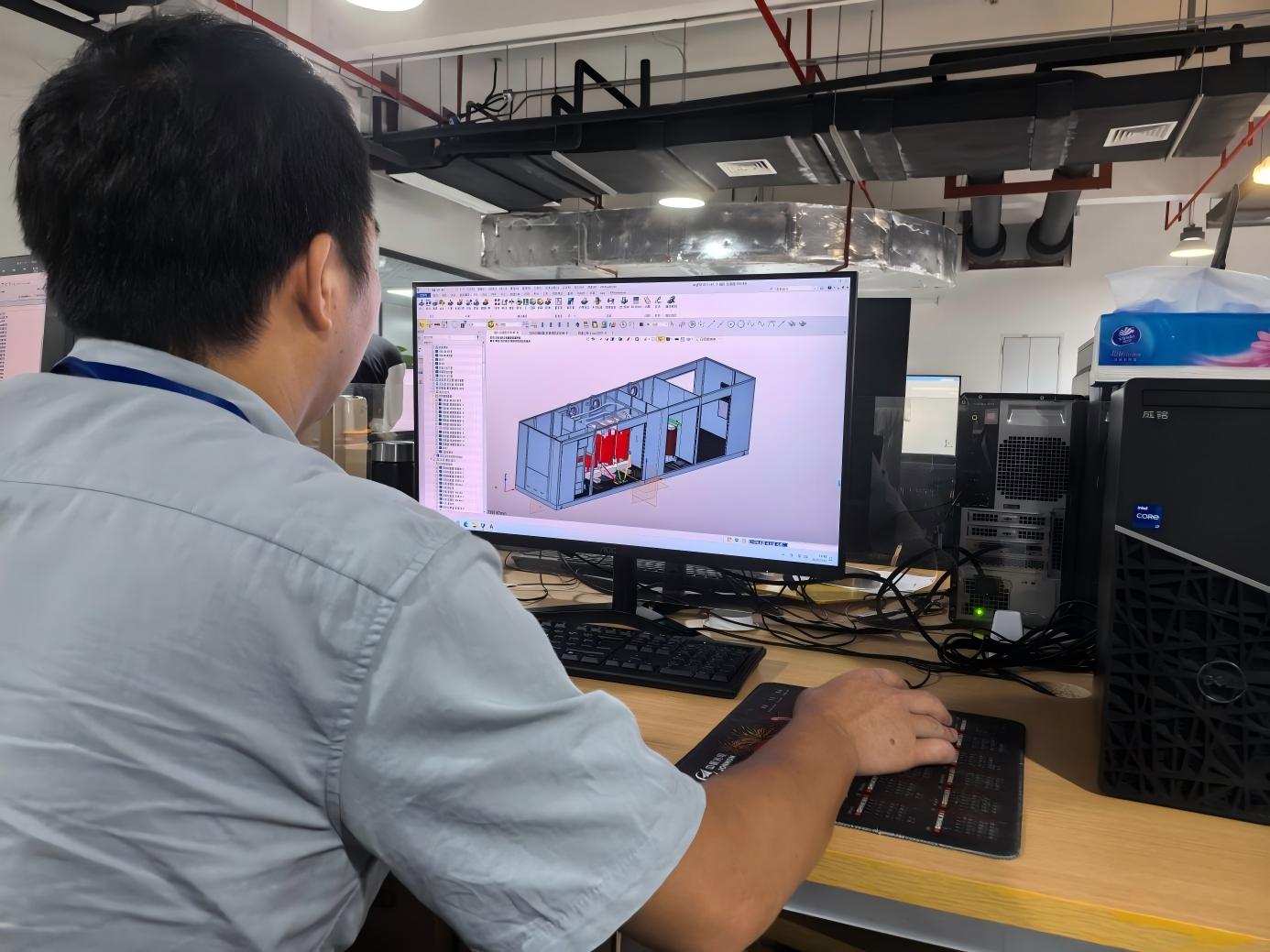 智光工程师应用6163银河3D绘制模型